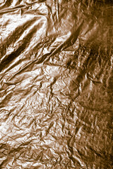Crumpled foil as an abstract background.