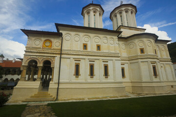Obraz premium Image of Monastery Horezu in Romania outdoor.