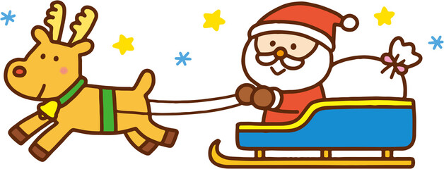 サンタさんとトナカイ
