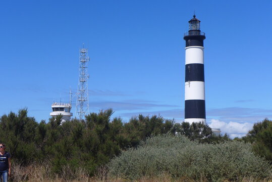 Leuchtturm bei Chassiron, Frankreich, auf der ILS d`Ol&eacute;ron