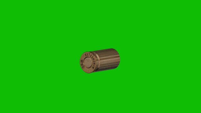 Bullets Falling And rotateing with green screen