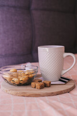 cup of tea and cookies