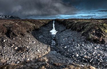 Clowdy afternoon in South Iceland