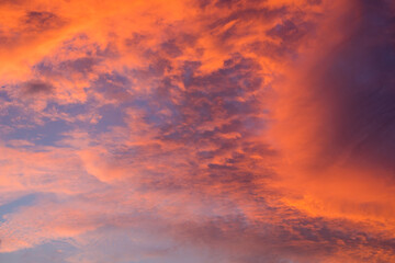 Naklejka na ściany i meble Beautiful Sunrise sky and clouds background