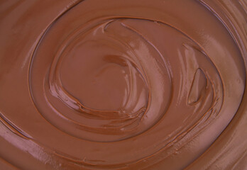 Melted chocolate background