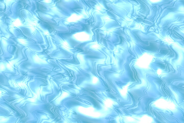 realstic shining water