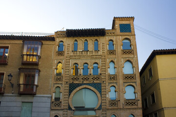 Old historical building in Old Town of Toledo, Spain	