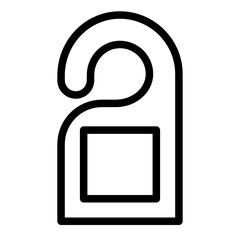 hotel line style icon. suitable for the needs of your creative project