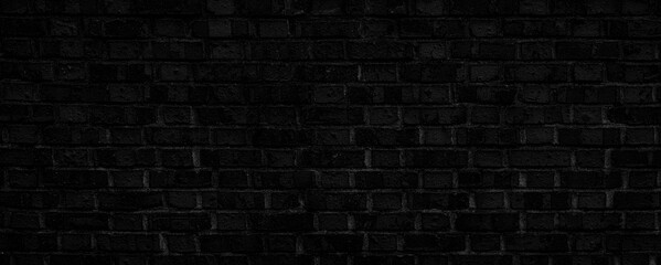 dark, dirty, rough-textured black brick background