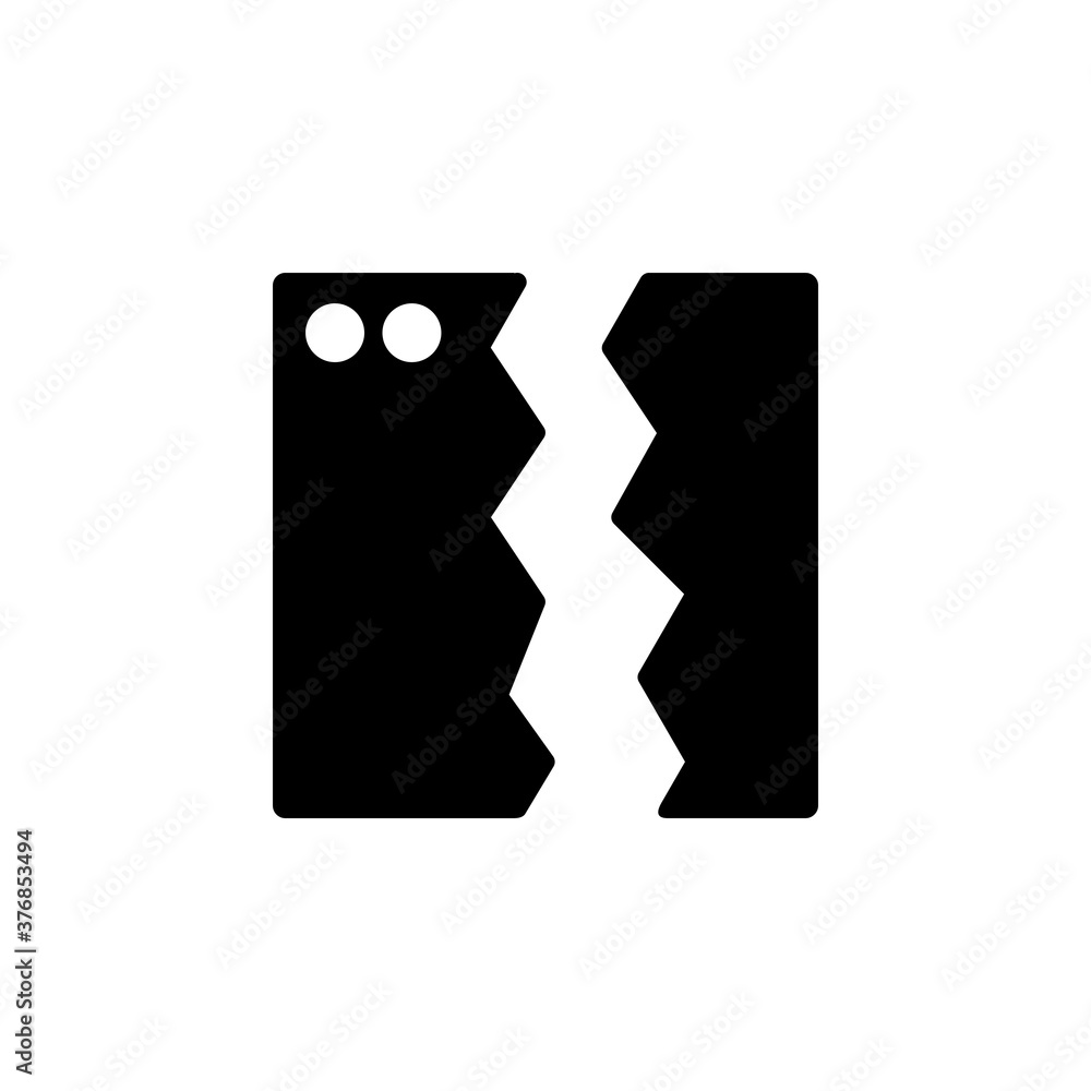 Poster crash and error icon. application icon. perfect for logo, presentation, mobile and desktop applicati