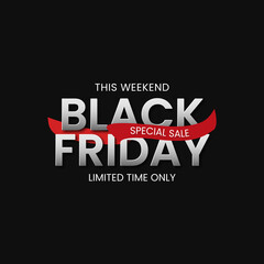 Black Friday sale banner concept