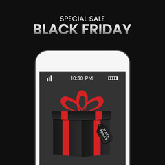 Black Friday sale banner concept