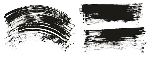 Flat Fan Brush Regular Curved & Long Background Mix High Detail Abstract Vector Background Mix Set 