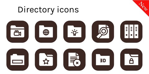 directory icon set