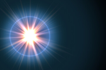 simple lens flare design