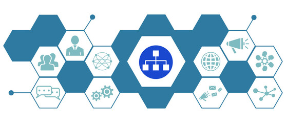 Concept of network marketing