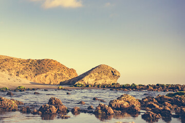 Monsul beach in Park Cabo de Gata, Spain