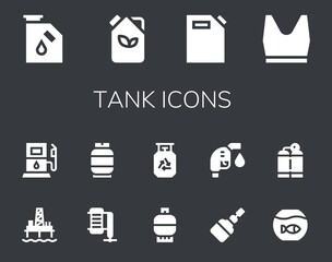 tank icon set