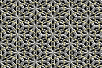 Fancy floweer pattern tile design