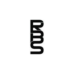 rbs letter original monogram logo design