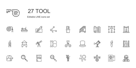 tool icons set