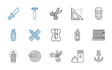 sharp icons set