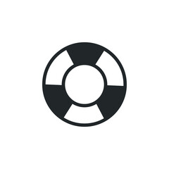 life buoy isolated icon. sea belt vector outline sign. safety and help icon for web site and mobile app. vector illustration eps10