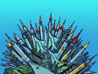 missiles weapons, arms race, militarism