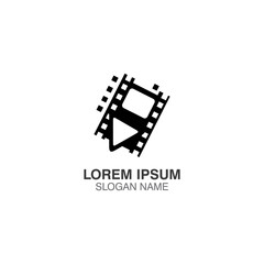 Fototapeta na wymiar Film logo design inspiration template vector isolated illustration