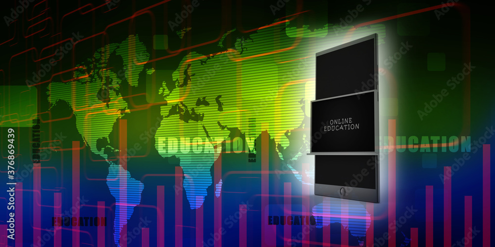 Poster 3d rendering social network and mobile communication concept
