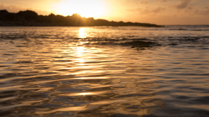 Sunset on the water
Hawaii 
Golden Hour 
Ocean 
Beach