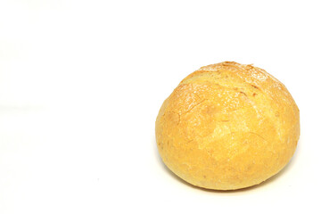 fresh bread isolated on white