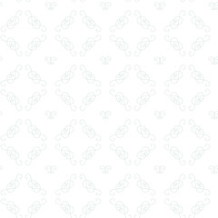 Seamless vector damask pattern. Elegant and simple. Minimalistic, clean design.