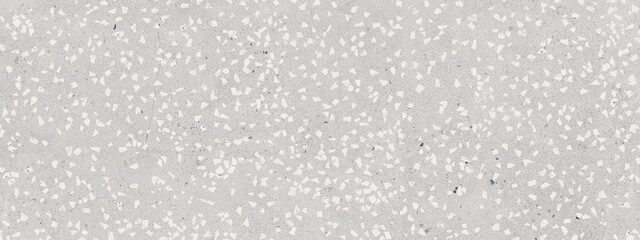 Grey mosaic stones background, terrazzo marble texture - 376871678