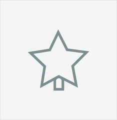 christmas simple icon. illustration for web and mobile design.