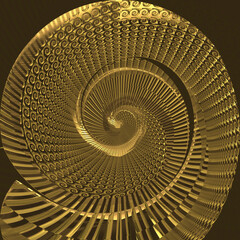 Warp Spiral Technology System Background,Network Concept design,illustration.