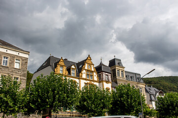 Historic house front, tourism region Cochem, Germany