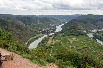 View of the Moselle, panorama view