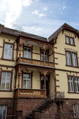 Romantic half-timbered houses on the Moselle (Germany)
