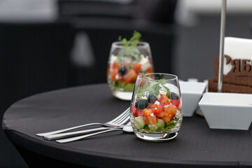 Luxury dinner for VIP persons interior decoration