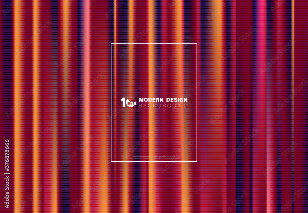 Poster abstract technology colorful pattern in line with pattern of lines background. illustration vector e
