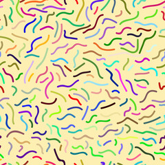 Seamless repeating pattern from curved lines