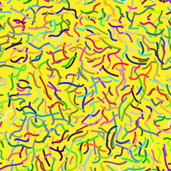 Seamless repeating pattern from curved lines