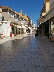 Obraz premium narrow street in the old town