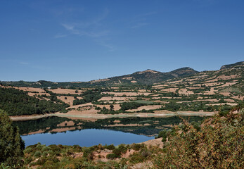 stunning view fo the Flumendosa lake - travel and discover hide place in Sardinia;