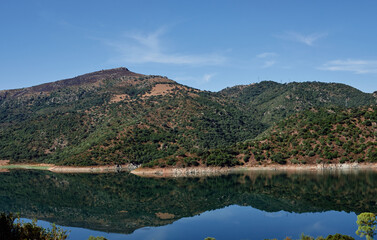 stunning view fo the Flumendosa lake - travel and discover hide place in Sardinia.