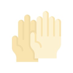 administrative related hands for clappings vector in flat design,