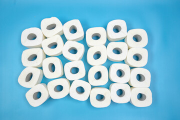 toilet paper supplies for the coronavirus pandemic covid- 19