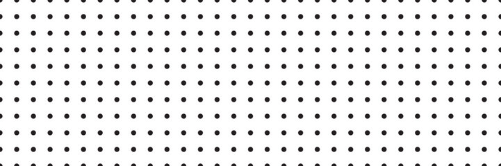 texture for note or notebook. black sheet paper. white mesh pattern. seamless Polka dot background. vector texture for note or notebook