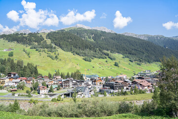 Fototapeta na wymiar Saint Anton am Arlberg in Austria